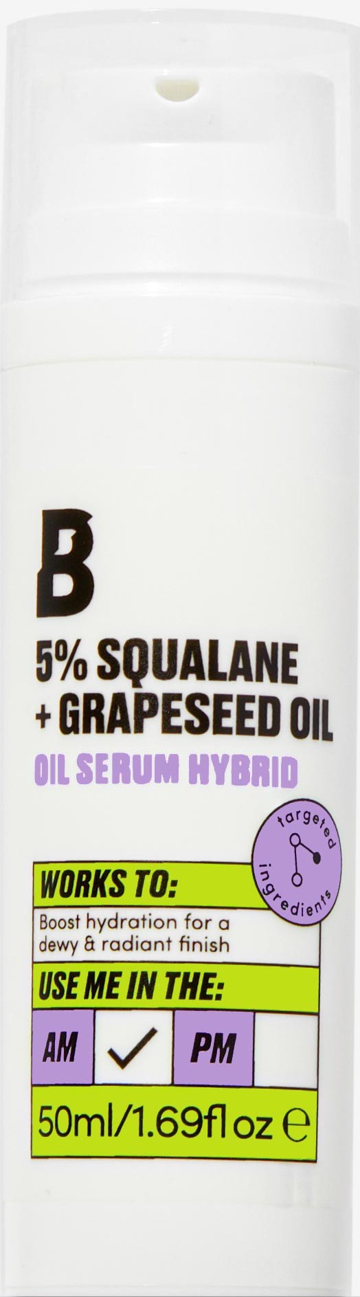 By beauty bay 5% Squalene And Grape Seed Oil Serum Hybrid