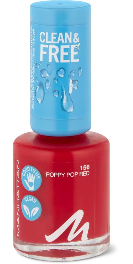 Manhattan Clean & Free 156 Poppy Pop Red