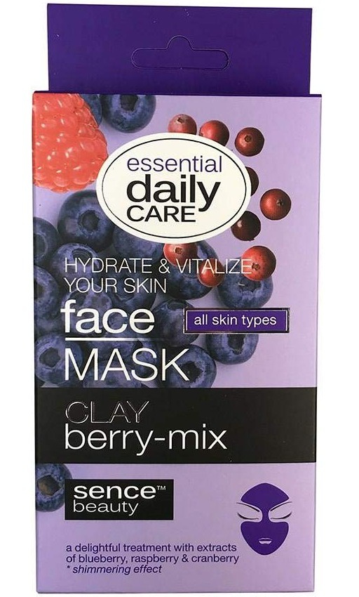Sence Beauty Hydrate & Viralize Face Mask Clay Berry-mix