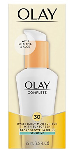 Olay Complete Daily Defense All Day Moisturizer With Sunscreen Spf 30 For Sensitive Skin
