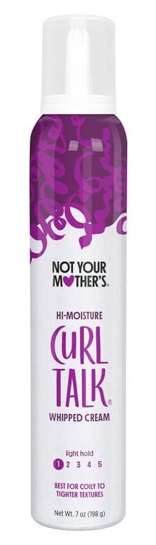 not your mother's Curl Talk Whipped Cream