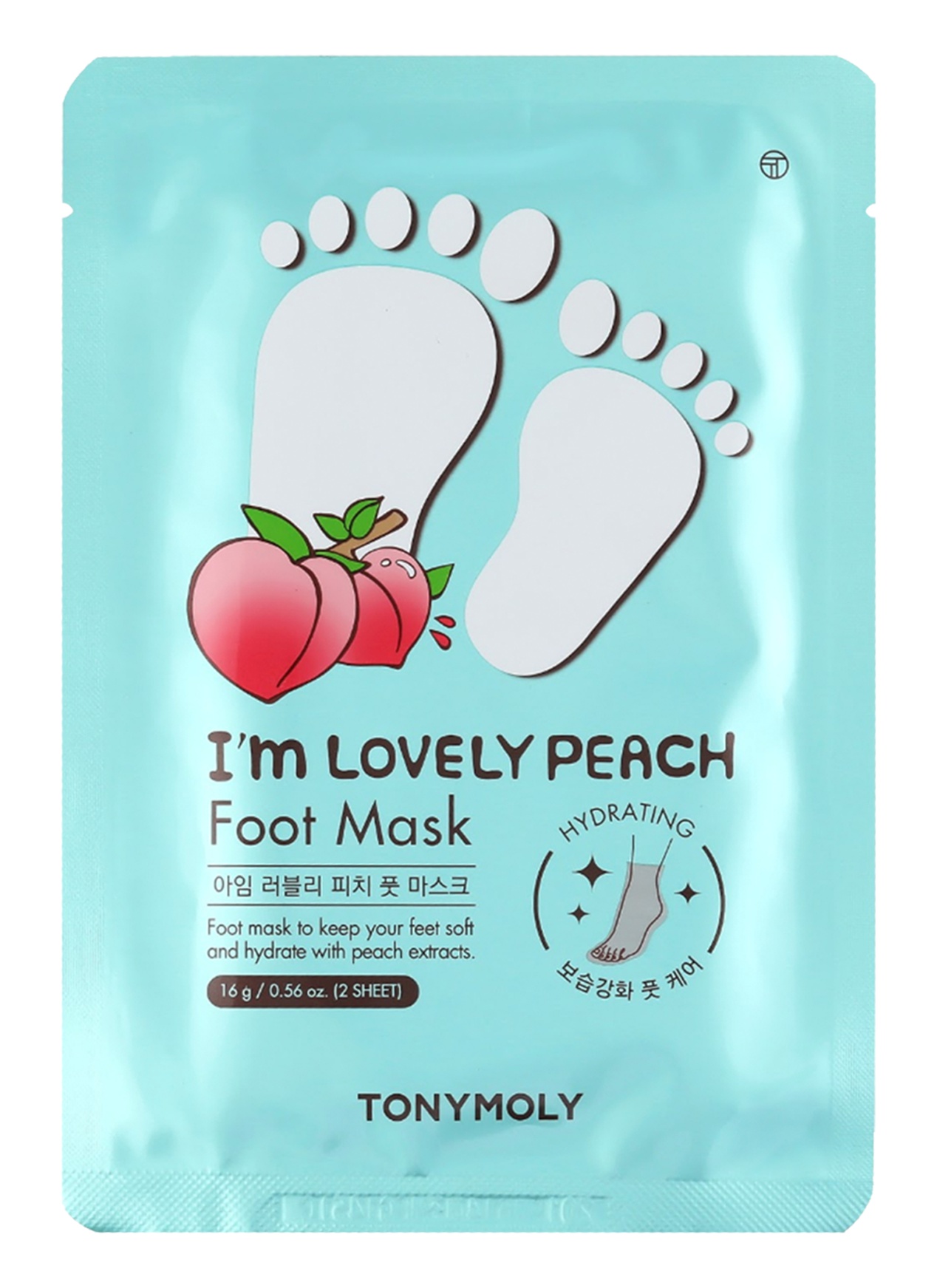 TonyMoly I'm Lovely Peach Foot Mask