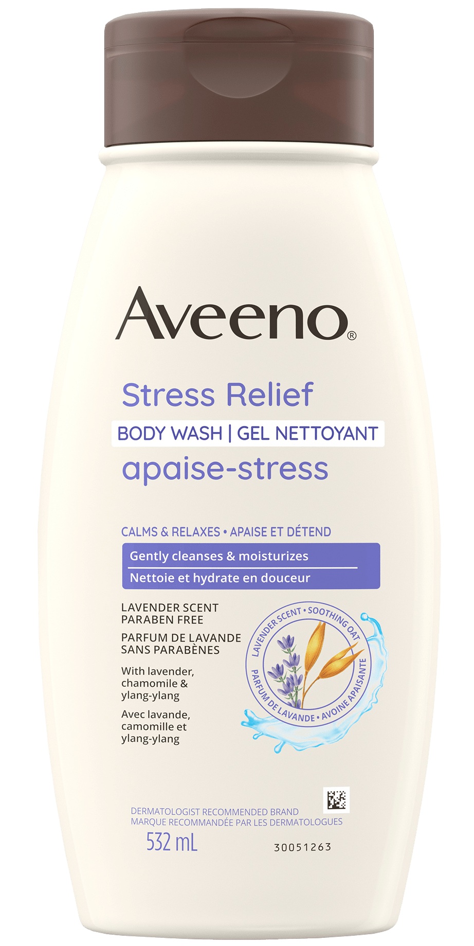 Aveeno Stress Relief Body Wash - Lavender