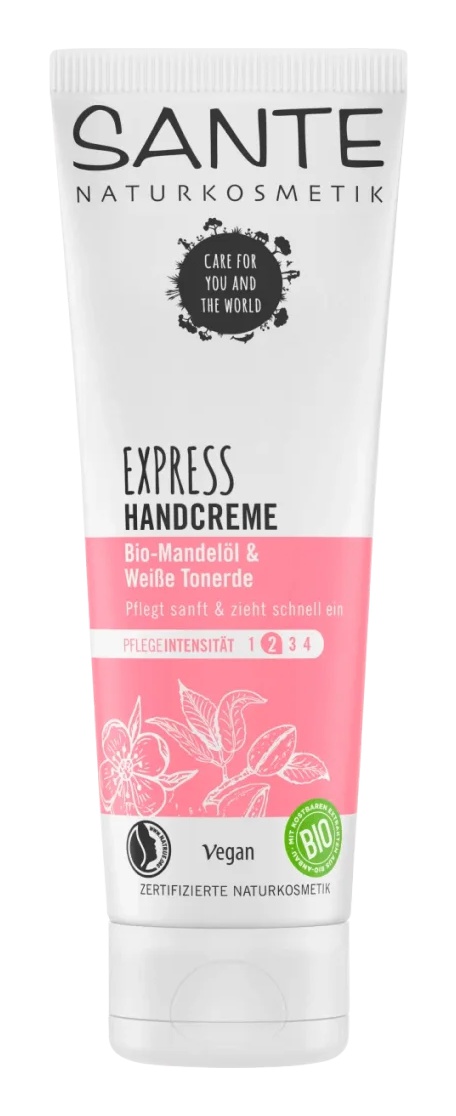 Sante Naturkosmetik Express Handcreme Weisse Tonerde