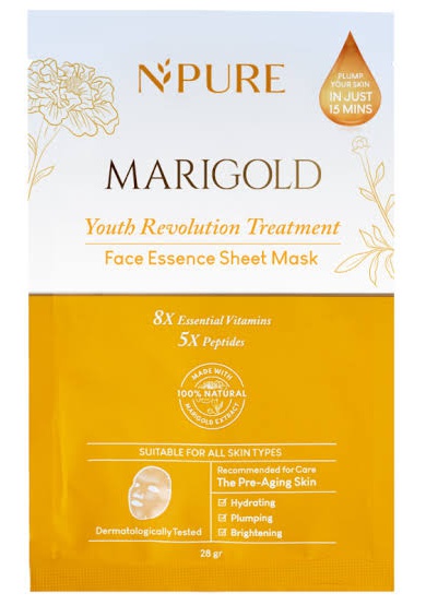 n'pure Marigold Face Essence Sheet Mask