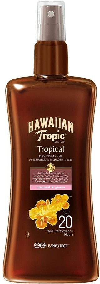 Hawaiian Tropic Protective Dry Spray Oil SPF 20