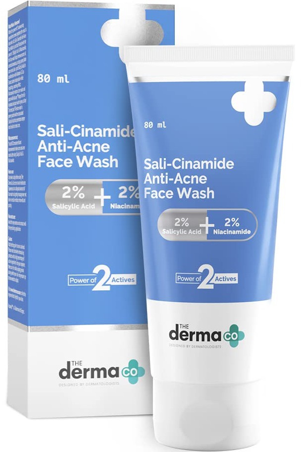 The derma CO Sali-cinamide Anti-acne Face Wash With 2% Salicylic Acid & 2% Niacinamide
