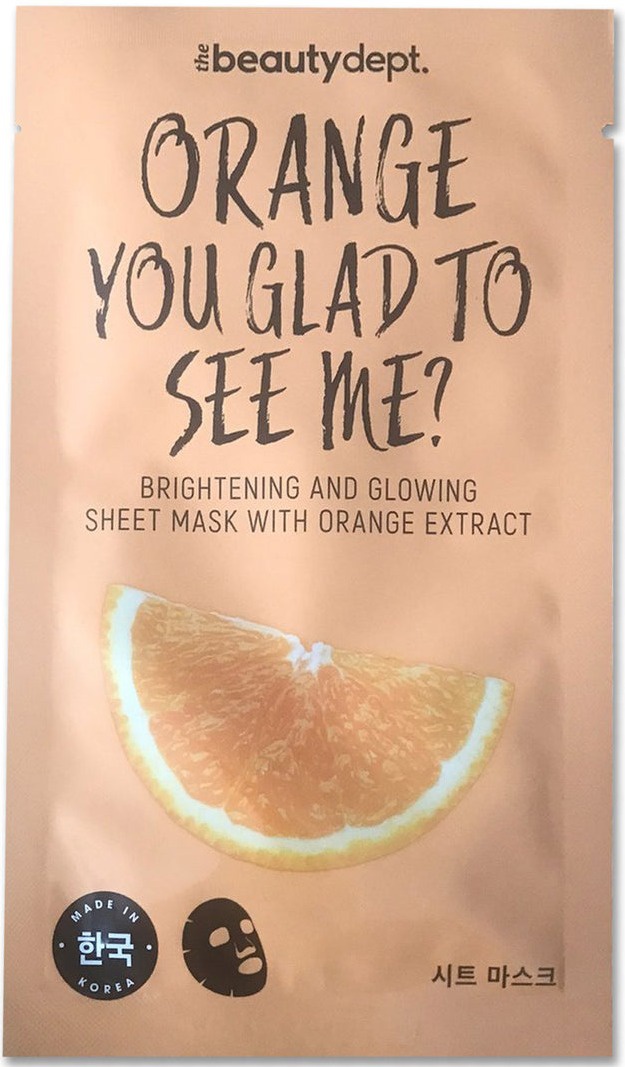 The beauty dept. Orange You Glad To See Me? Sheet Mask