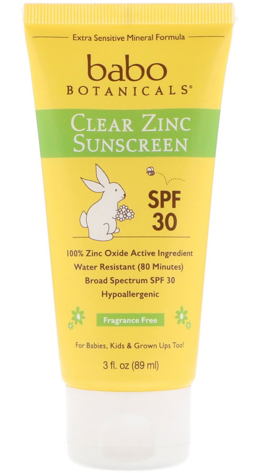 Babo Botanicals Clear Zinc Sunscreen Spf 30