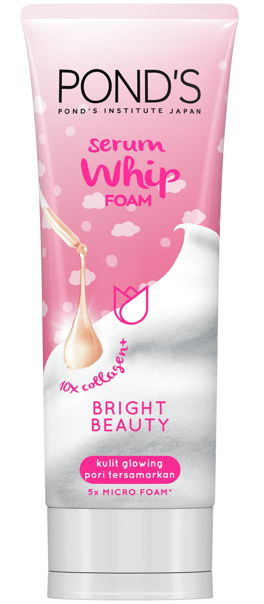 Pond's Bright Beauty Serum Whip Foam Cleanser