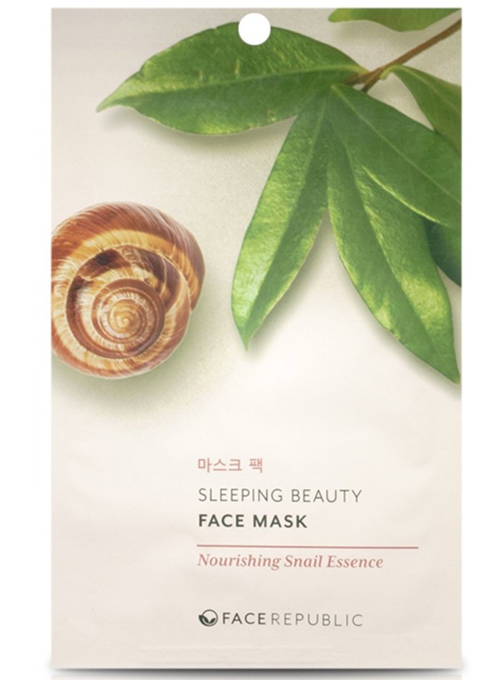 Face Republic Sleeping Beauty Face Mask Nourishing Snail Essence