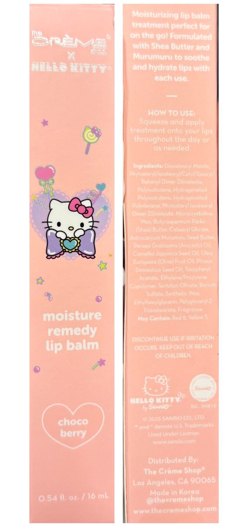 The Creme Shop Hello Kitty Moisture Remedy Lip Balm - Choco Berry