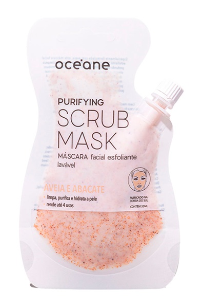 Oceane Purifying Scrub Mask - Máscara Facial Esfoliante Lavável