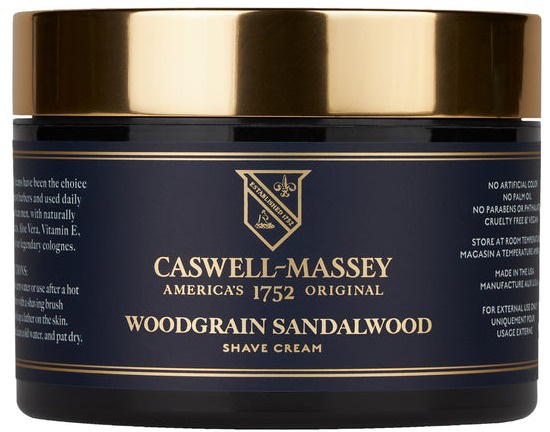 Caswell-Massey Woodgrain Sandalwood Shave Cream
