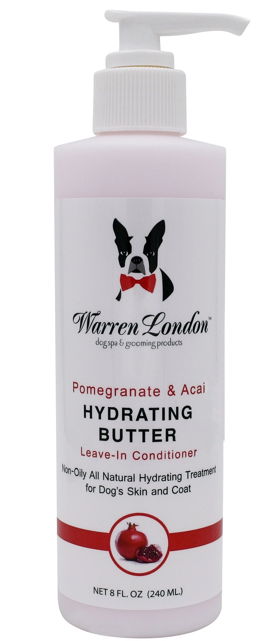Warren London Pomegranate & Acai Hydrating Butter Leave-in Conditioner For Dogs