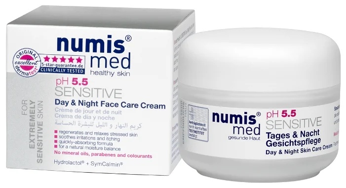 Numis med pH 5.5 Sensitive Day & Night Face Care Cream