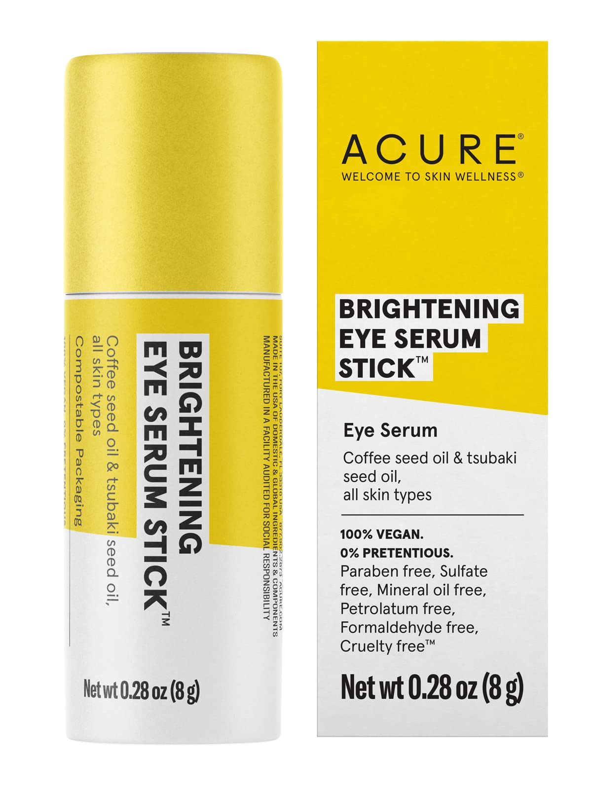 Acure Brightening Eye Serum Stick