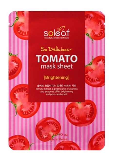 soleaf So Delicious Tomato Mask Sheet [Brightening]