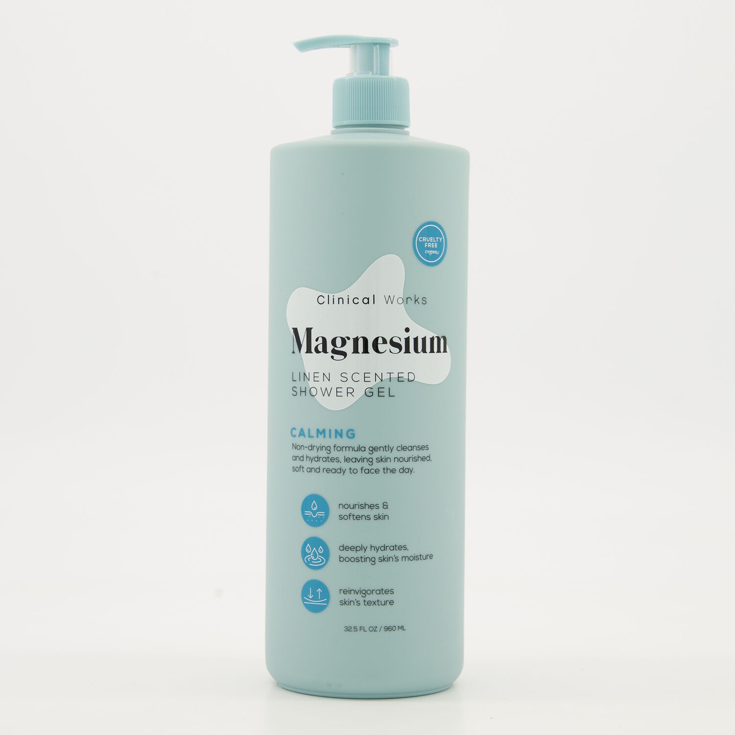 Clinical Works Magnesium Linen Scented Shower Gel