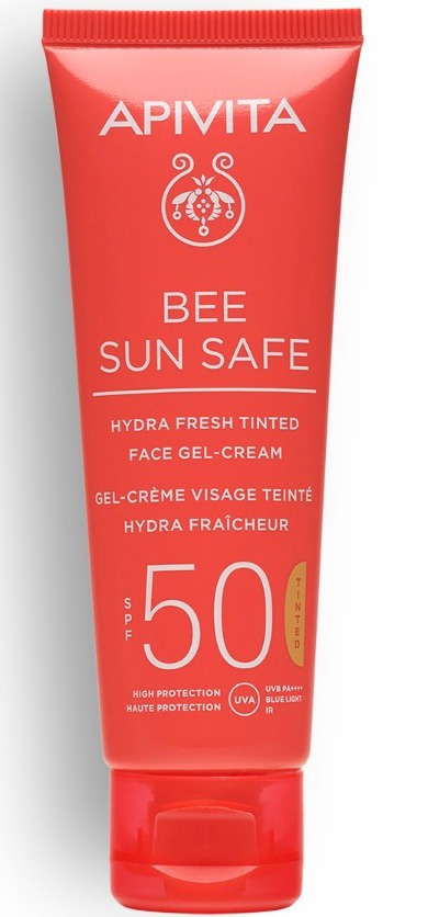 Apivita Bee Sun Safe Hydra Fresh Tinted Face Gel-Cream SPF 50