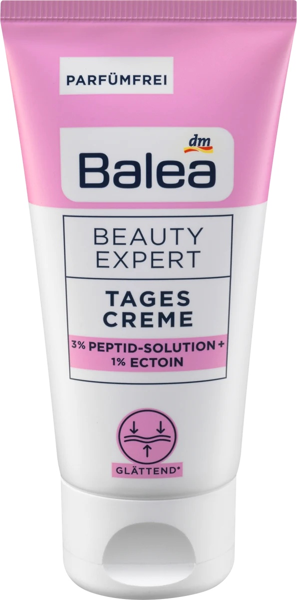 Balea Beauty Expert Tagescreme Mit 3% Peptid-Solution + 1% Ectoin
