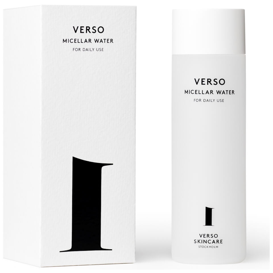 Verso Micellar Water For Daily Use ingredients (Explained)