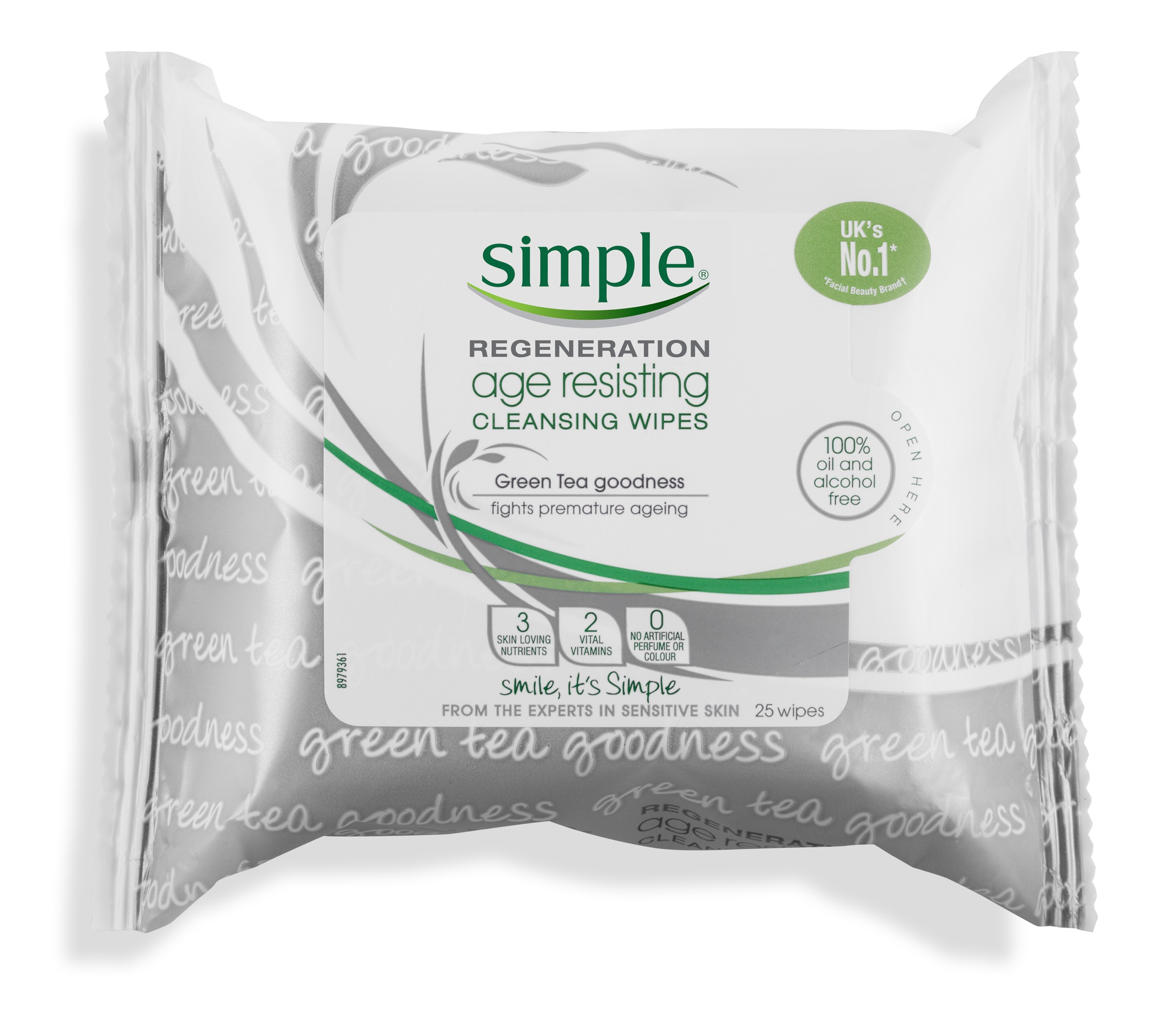 Simple Age Resisting Cleansing Wipes