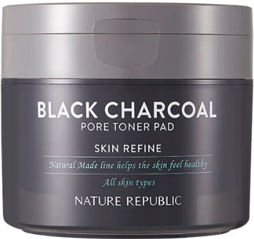 Nature Republic Black Charcoal Pore Toner Pad