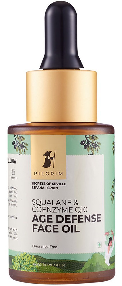 Pilgrim Squalane & Coenzyme Q10 Age Defense Face Oil
