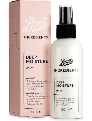 Boots Ingredients Deep Moisture Spray