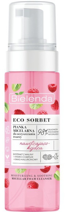 Bielenda Eco Sorbet Raspberry Micellar Foam Cleanser