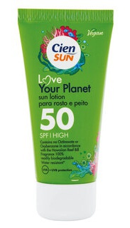 Cien SUN Love Your Planet Sun Cream SPF 50
