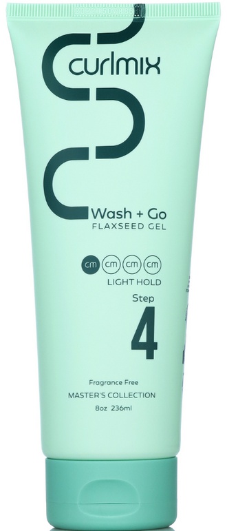 Curlmix Wash And Go Flaxseed Gel For Curly Hair