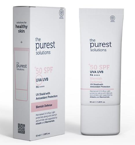 The Purest Solutions Blemish Defence 50+SPF UVA/UVB Pa++++