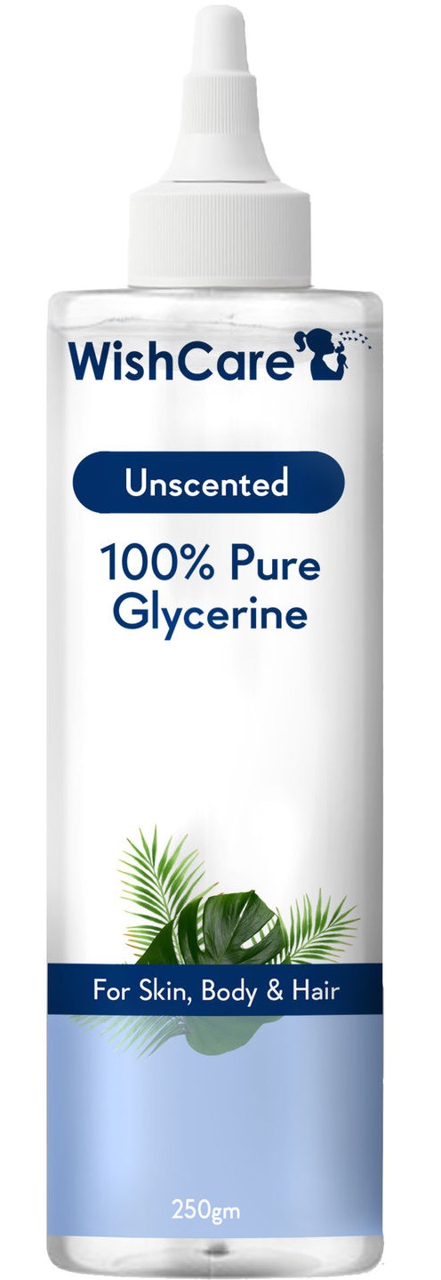 WishCare Pure And Unscented Vegetable Glycerine- 100% Vegan-