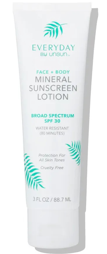 Everyday by Unsun Face + Body Mineral Sunscreen Lotion 30