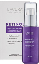 LACURA Skin Science Retinol+ Regenerating Night Serum