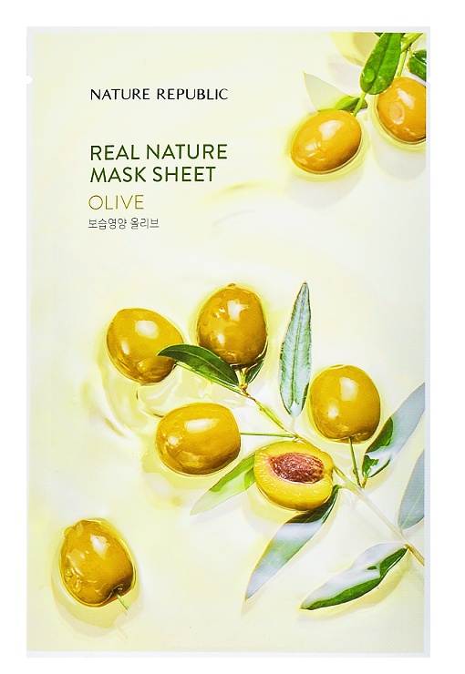 Nature Republic Real Nature Mask Sheet Olive