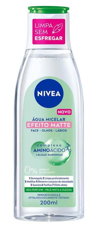 Nivea Água Micelar Solução De Limpeza 7 Em 1 Efeito Matte