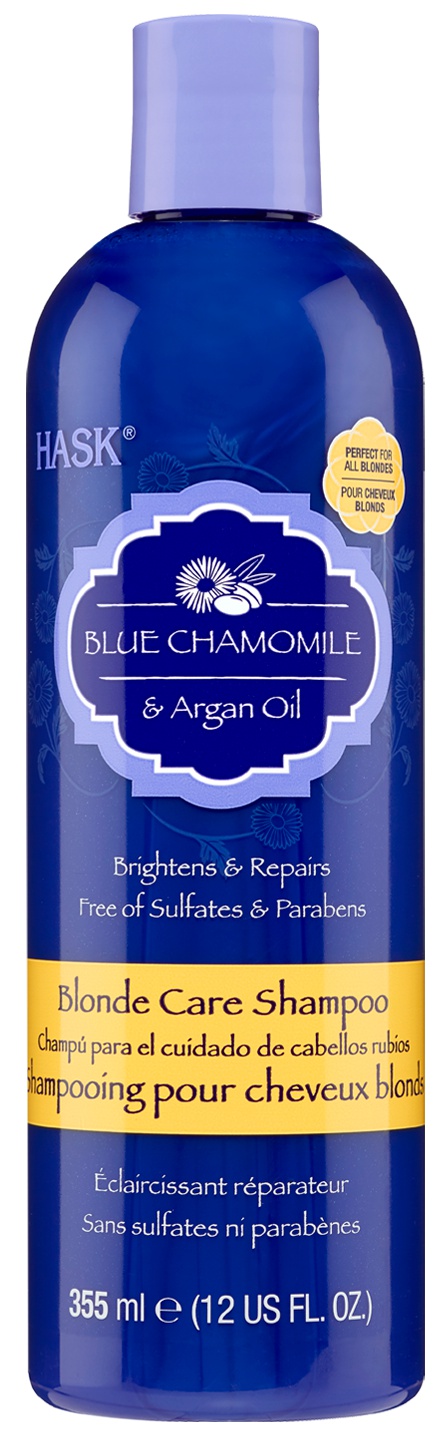 HASK Blue Chamomile & Argan Oil Blonde Care Shampoo