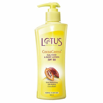 Lotus Herbals Cocoa Caress Daily Hand & Body Lotion SPF 20