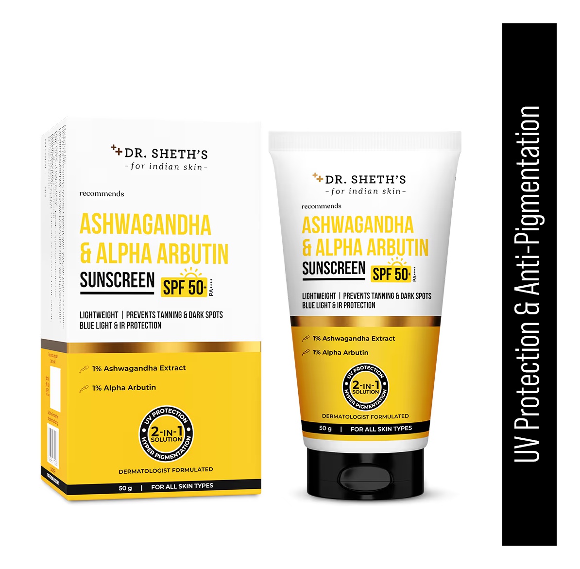 Dr Sheth 's Aswagandha And Alpha Arbutin Sunscreen