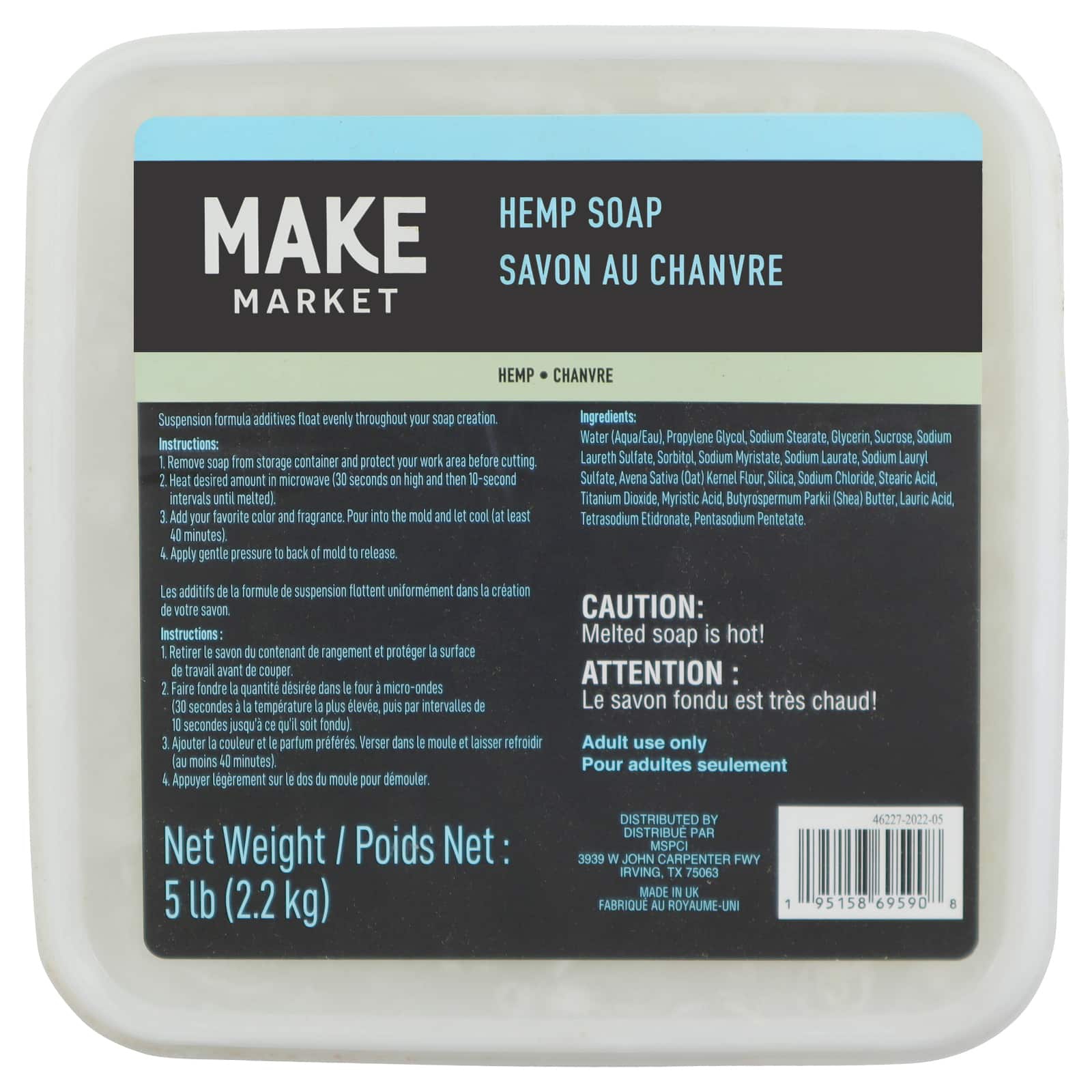 Make market Hemp Soap