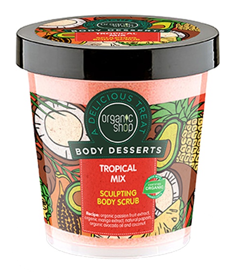 Organic Shop Body Desserts Tropical Mix Sculpting Body Scrub