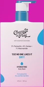 Chemist at Play 3% Pentavitin + 8% Zemea + 1% Niacinamide Body Wash