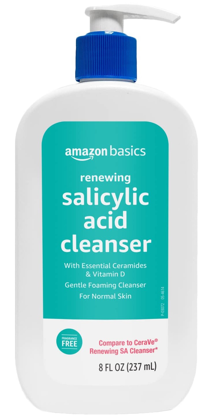 Amazon Basics Renewing Salicylic Acid Cleanser, Unscented