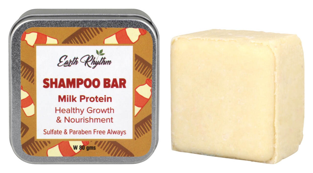 Earth Rhythm Milk Protein Shampoo Bar