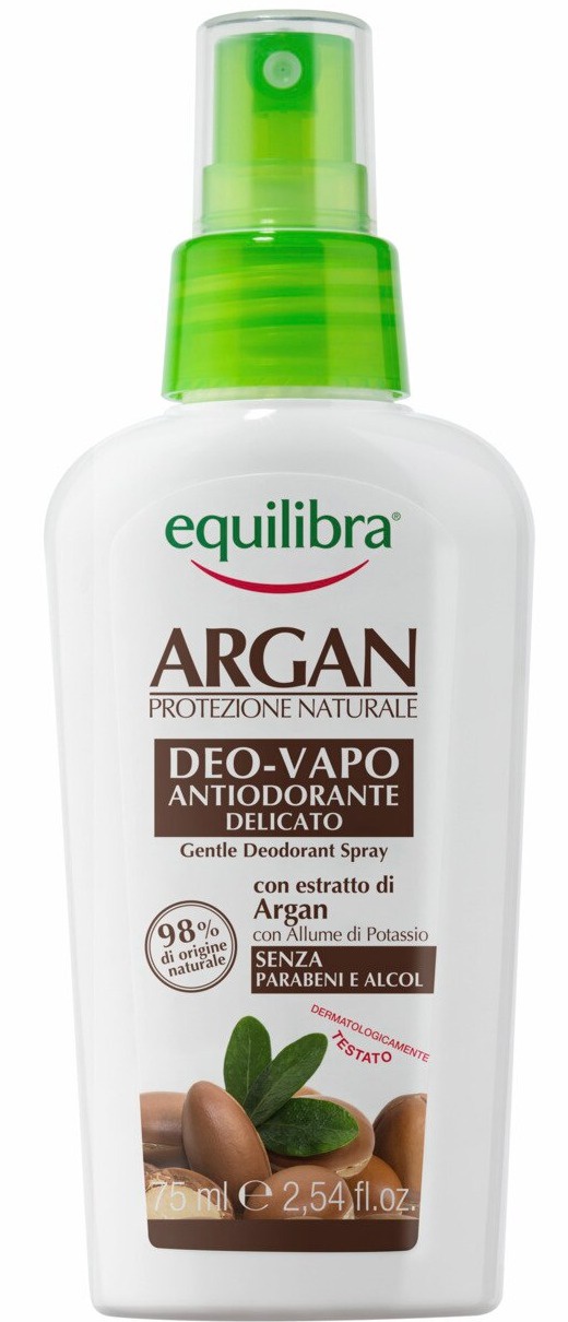 Equilibra Argan Deo-Vapo Gentle Deodorant Spray
