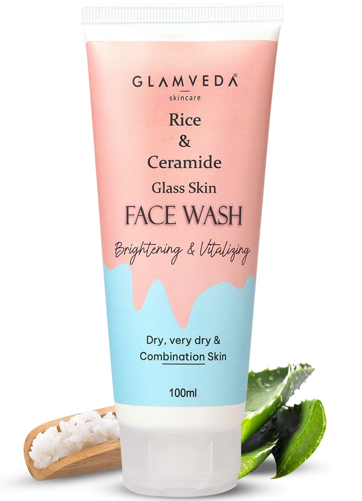 Glamveda Rice Water And Ceramide Facewash
