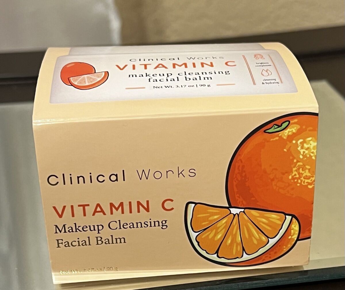 Clinical Works Brightening Makeup Cleansing Facial Balm Infused With Vitamin C